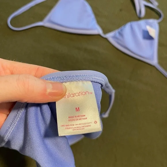 Light Blue/Purple Bikini Set - Picture 4 of 4